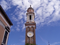 p6060010 Chiesa S.S Apostoli with its grand clock.