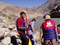 Rafting in Indus